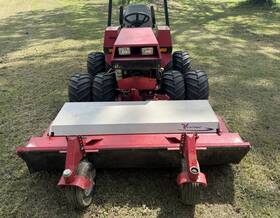 0241 Steiner Ventrac Riding Lawn Mower Gas 72 Inch Deck Red Used