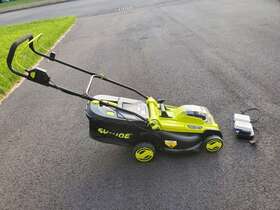 24vx217lmct Sun Joe 17 Inch Cordless Lawn Mower With Collection Bag 2 Batteries And Charger