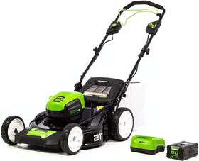 Mo80l410 Sunrise Global Marketing Llc Greenworks Pro 80v Self-propelled Lawn Mower 21 Inch With Battery And Charger