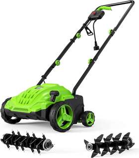 Swipesmith-si-th001 Swipesmith Si-th001 2-in-1 13 Inch Electric Dethatcher Scarifier For Lawn And Garden