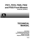 Tm-1487 Tm1487 John Deere Wow Technical Service Manual For Its Series Front