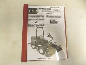 3100d Toro 03200 03201 1998 And 1999 Reelmaster Reel Mower 120 Pages Parts Owners Manual