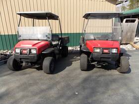 07235 Toro Buying 2 - 2018 Workman Mdxs B&s V-twin Gas 991 And 1218 Hrs. Electric Dumps