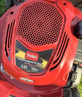 113-4500 Toro Recycler 22 Self-propelled Lawn Mower 163cc 7.25hp Mulching Catcher