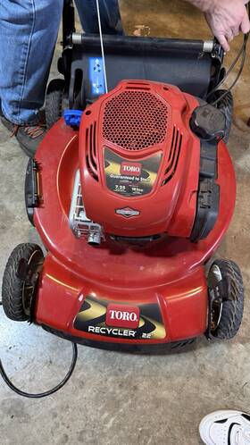 132-4520 Toro Recycler 22 Inch Personal Pace Lawn Mower 163cc 7.25hp Self-propelled Mulching