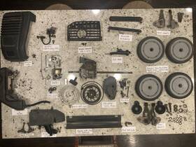 20474 Toro Parts Lot Super Recycler Model Wheels Cable Dip Stick Tank Throttle