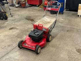 20661 Toro Power Drive 21 Inch Self Propelled Lawn Mower With Bag Model Made In 1983