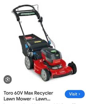 21469 Toro Flex-force Power System 60v Max 22in Recycler Lawn Mower