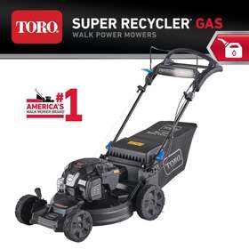21563 Toro Self-propelled Gas Mower 21 Inch Super Recycler Briggs Stratton Recoil Start