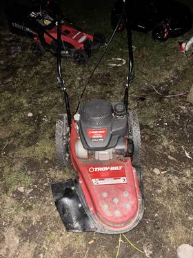 Tb221tm Troy-bilt Gas Walk-behind Lawn Mower Rotary Blade Red/black