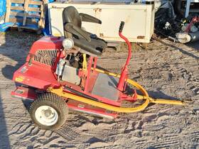 Rs48-11e Tru-turf Golf Course Greens Roller On Trailer -