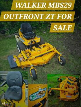 Mbs29 Walker 2013 60 Inch 29hp Efi Front Mt Deck Commercial Mower