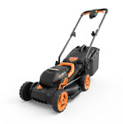 Wg779 Worx Cordless Lawn Mower Mulching Capabilities Intellicut