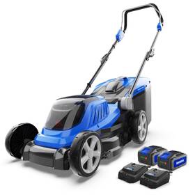 Wild Badger Power 850046351198 Lawn Mower 40v Brushless 16 Inch Cordless 5 Cutting Height Adjustments Electric