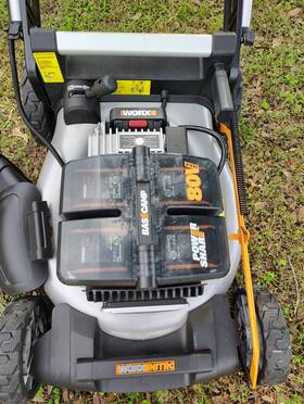 Wg761-an Worx Wg761 Nitro 80v 21 Inch Cordless Self-propelled Lawn Mower W Brushless Motor Ob