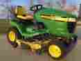 X320 John Deere 48 Cut Lawn Tractor Jd Mower Deck Hydro Static Foot Control