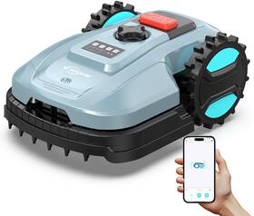 E400 Yardcare 008678511781 Robotic Lawn Mower - Gray Scratch And Dent E400 Yardcare 008678511781 Robotic Lawn Mower - Gray Scratch And Dent