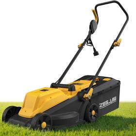 Zj111 Zegjaw 131 Electric Lawn Mower Corded 13 Inch 11-amp Mowers With 8 Gallon Collecti