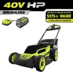 Ryobi 40V Hp Brushless 20 In. Cordless Electric Battery Walk Behind Lawn Mower. Fixed Price $578.00.