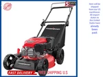 Powersmart 18" 144CC Gas-powered 3-IN-1 Walk Behind Lawn Mower Easy Start. Fixed Price $199.99.