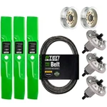 Deck Rebuild Kit Blade Spindle Belt Idler For John Deere D170 LA175 E180 54 Inch. Fixed Price $132.95.