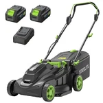 Steelite 42V (2X21V) 17-INCH Cordless Lawn Mower With 2X4.0 Ah Battery & Charger. Fixed Price $209.99.
