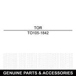 Toro 105-1842 Rear Plug Discharge Recycler Bbc Bagger 22. Fixed Price $16.95.