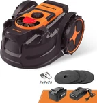 Lawnmaster Ocumow VBRM601YCM Perimeter Wire Free Robot Mower Cuts Small. Fixed Price $430.00.