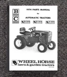 Tractor Parts Manual Fits 1974 Wheel Horse B100 C120 C160. Fixed Price $19.97.