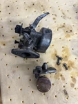Vintage 1950S Sears Dunlap Rotary Lawn Mower. Carb MT31B Tillotson. Fixed Price $50.00.