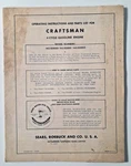 Vintage Craftsman 4-CYCLE Engine Operating / Parts Manual 143.103050 143.103051. Fixed Price $15.00.