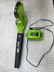 Greenworks 24282 Black 40V Lithium Ion Cordless Electric Blower No Battery. Fixed Price $47.85.