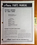 Ariens 831010 48" Sno-thro Snowthrower Parts Manual PM-31S-79. Fixed Price $15.00.