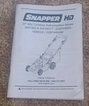 Snapper Lawn Mower Owner's Manual 2691565 80076017 1688022 20SPWM48K. Fixed Price $19.99.