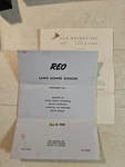 Vtg 1954 Reo Motors Lawn Mower Division Directory Service Dealers Distributors. Fixed Price $11.91.