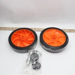 (2-PK) Wheel Dual Bearing Collapsible Wagon Outdoor Hand Cart Trolley Lawn Mower. Fixed Price $39.16.