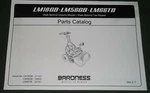 Baroness LM18GB LM56GB LM66TB Walk Behind Greens Mower Parts Manual Book. Fixed Price $14.99.