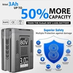 3.0AH Replacement Lithium Battery For Kobalt 80V KB2580-06 KB580-06 KB680-06. Fixed Price $85.00.