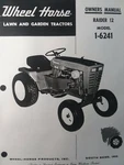 Wheel Horse Raider 12 Lawn Garden Tractor 1-6241 Owner & Parts Manual Hp Gear. Fixed Price $48.99.