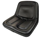 Black Low Back Steel Pan Vinyl Mower Seat Cub Cadet Hustler Toro. Fixed Price $104.99.