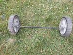 Craftsman 247-370371 Lawn Push Mower Rear Axle And Wheels Assembly. Fixed Price $60.29.
