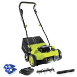 Sun Joe 24V-X2-DTS15 Cordless Scarifier And Dethatcher Brushless Motor With Batt. Fixed Price $224.49.