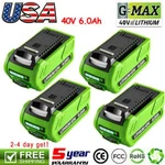 6.0AH Lithium Battery For Greenworks 29462 BAF724 Volt G-max Cordless Usa. Fixed Price $82.00.
