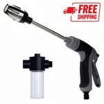 Car Snow Foam Washer Gun High Pressure Soap Sprayer Garden Hose Tool. Fixed Price $10.79.