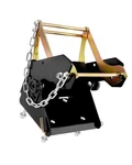 Mower Wheel Power Lockdown Device Fit Zero-turn 10.5" 12.5" Caster Tires. Fixed Price $101.99.