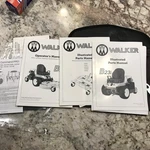 Walker Mower Manual B23I Operator Parts. Fixed Price $19.00.