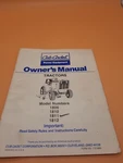 Owner's Manual For Cub Cadet Tractors Models 1806 1810 18112. Fixed Price $9.95.
