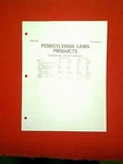 Pennsylvania Panzer & T758ES Meteor 1010 1012 Lawn Tractor Service Manual. Fixed Price $5.00.