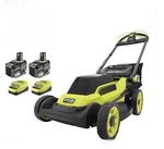 Ryobi One+ Hp 18V Brushless 20" Cordless Self-propelled Mower W/ 6AH Batteries. Fixed Price $420.00.