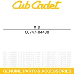 Mtd 747-04430 Speed Selector Control Rod Troy-bilt Horse Bronco Pony 775S 795S. Fixed Price $22.95.
